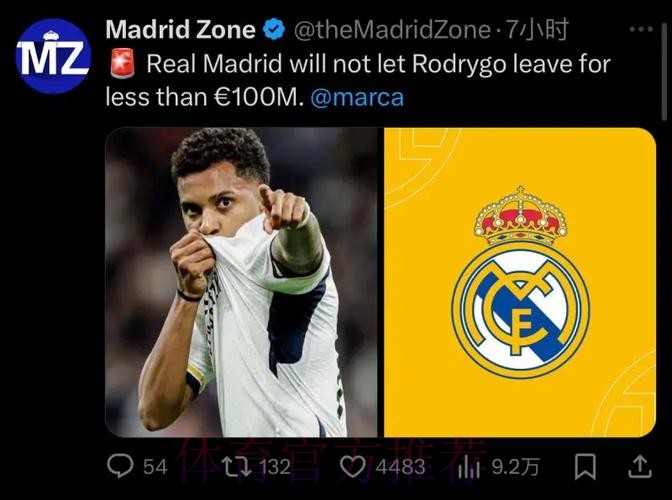 马卡:皇马未收到对罗德里戈报价 球员估值8000万 马卡:皇马未收到对罗德里戈报价 球员估值8000万